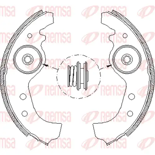 спирачна челюст REMSA 4015.01