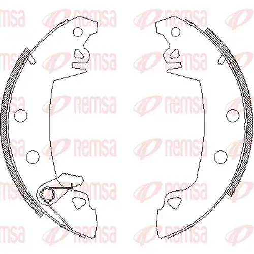 спирачна челюст REMSA 4017.03