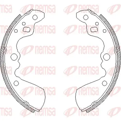 спирачна челюст REMSA 4019.00