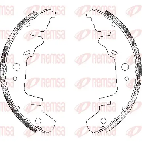 спирачна челюст REMSA 4020.00