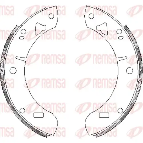 спирачна челюст REMSA 4039.00