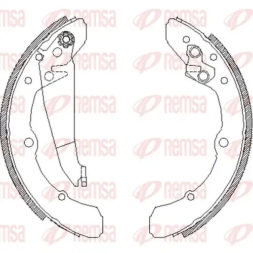 спирачна челюст REMSA 4048.00