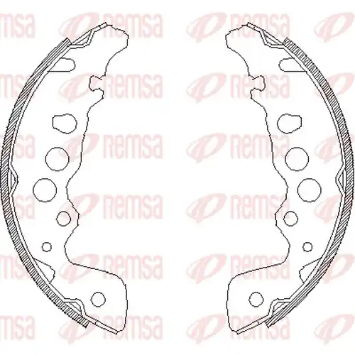 спирачна челюст REMSA 4049.00