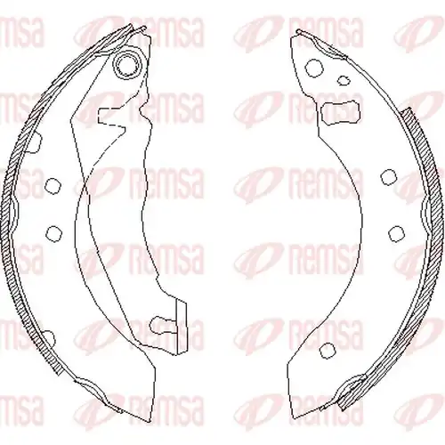 спирачна челюст REMSA 4051.00