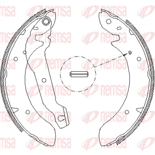 спирачна челюст REMSA 4054.00