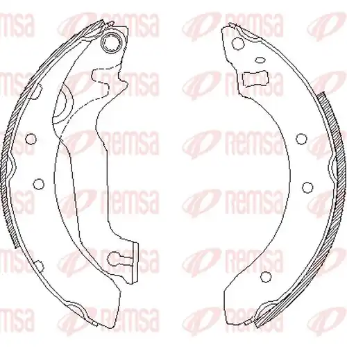 спирачна челюст REMSA 4057.00
