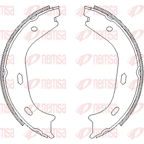 Cпирачна челюст, ръчна спирачка REMSA 4058.00