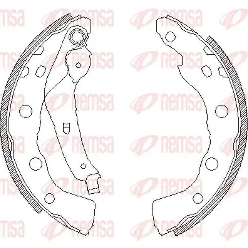 спирачна челюст REMSA 4059.00