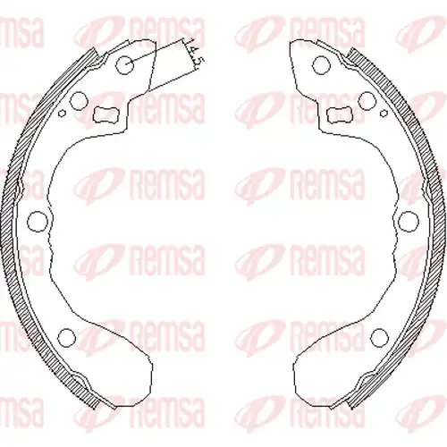 спирачна челюст REMSA 4060.01