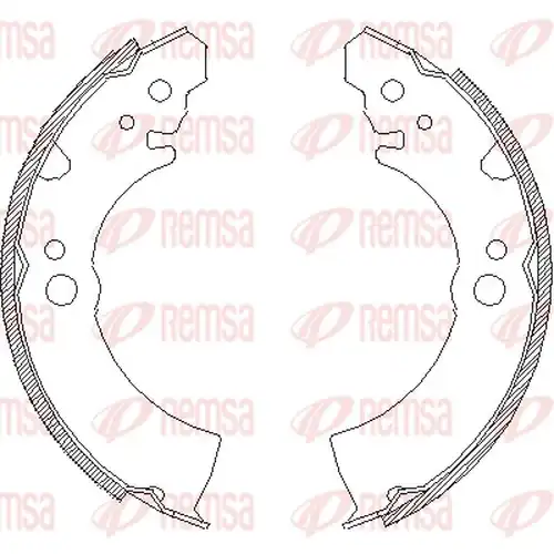спирачна челюст REMSA 4066.00