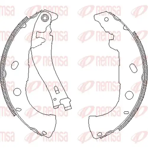 спирачна челюст REMSA 4072.00