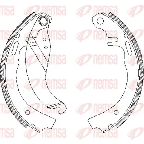 спирачна челюст REMSA 4073.00
