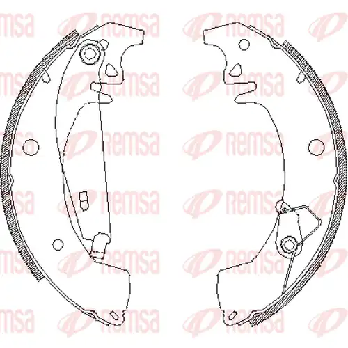 спирачна челюст REMSA 4078.01
