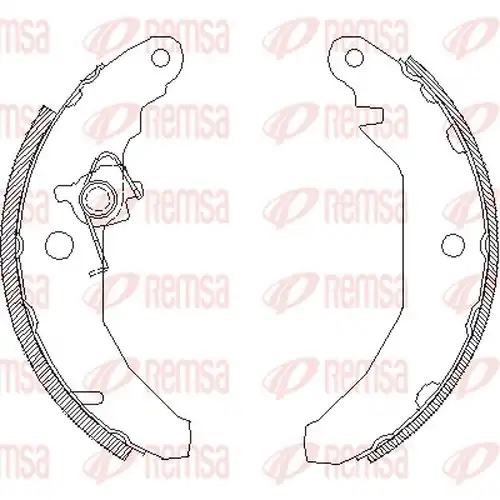 спирачна челюст REMSA 4081.00