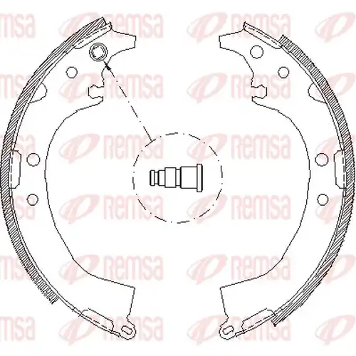 спирачна челюст REMSA 4085.00