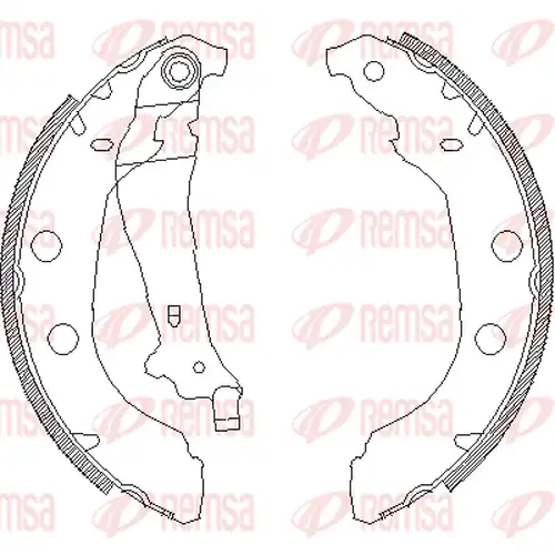 спирачна челюст REMSA 4092.00