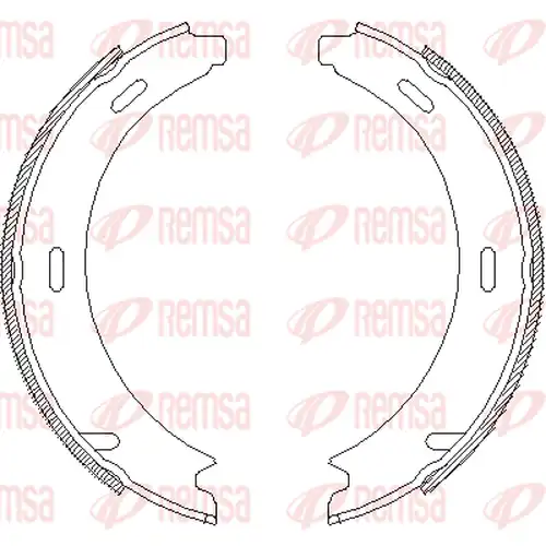 Cпирачна челюст, ръчна спирачка REMSA 4093.00