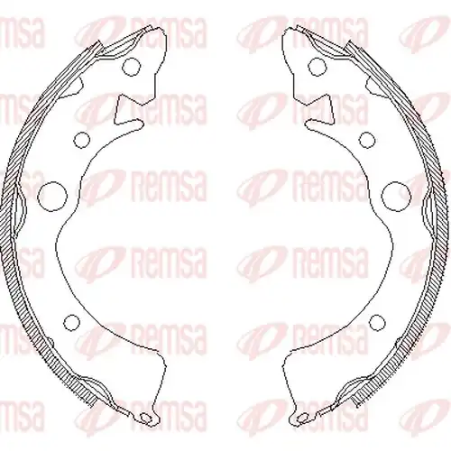 спирачна челюст REMSA 4096.00