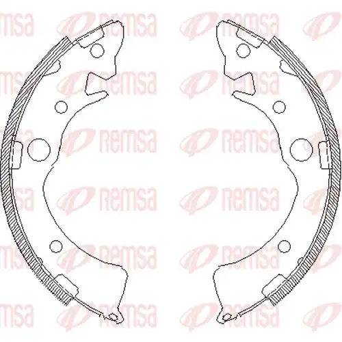 спирачна челюст REMSA 4096.01