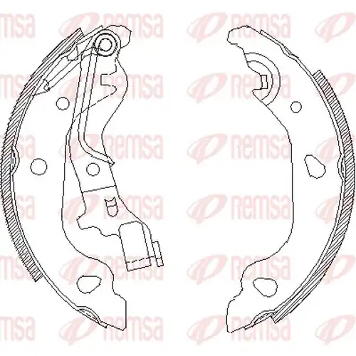 спирачна челюст REMSA 4098.00