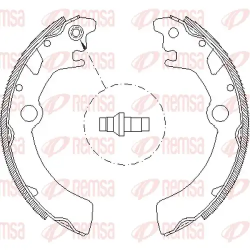спирачна челюст REMSA 4116.00