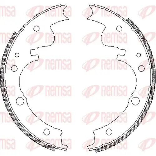 спирачна челюст REMSA 4121.00