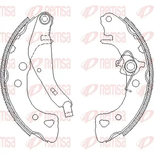 спирачна челюст REMSA 4126.01