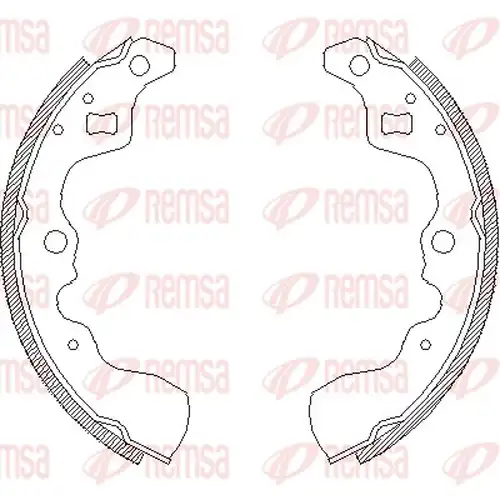 спирачна челюст REMSA 4132.00