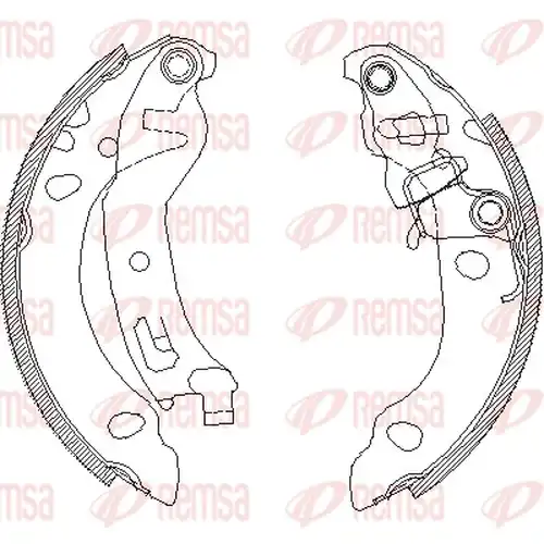 спирачна челюст REMSA 4138.01