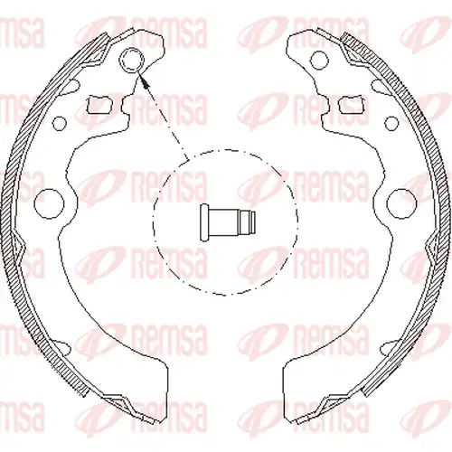 спирачна челюст REMSA 4143.00