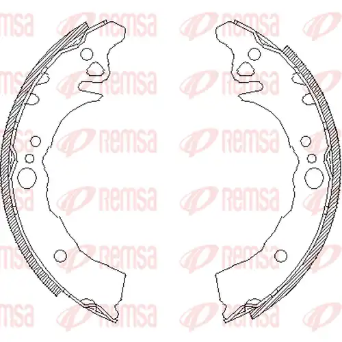 спирачна челюст REMSA 4160.00