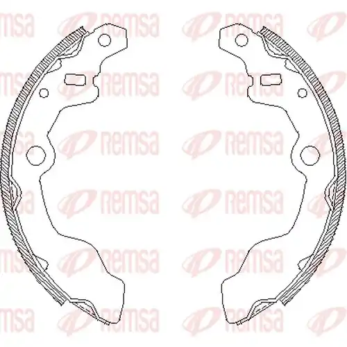 спирачна челюст REMSA 4164.00