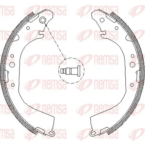 спирачна челюст REMSA 4172.00