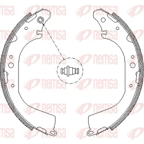 спирачна челюст REMSA 4172.01