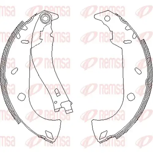 спирачна челюст REMSA 4180.01