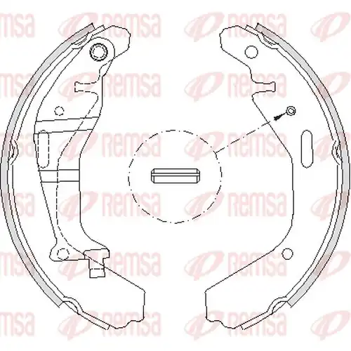 спирачна челюст REMSA 4202.00