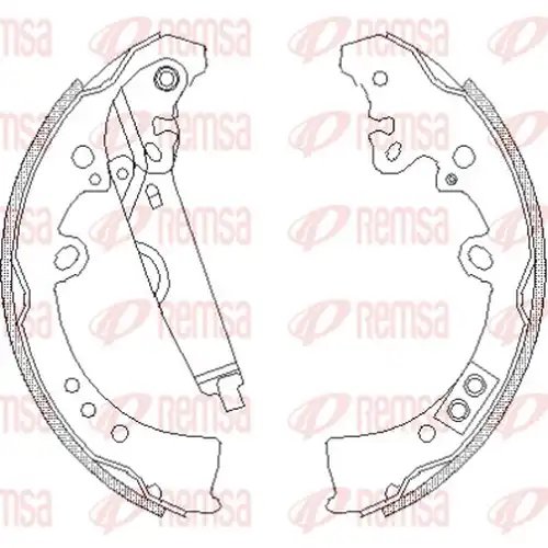 спирачна челюст REMSA 4218.01