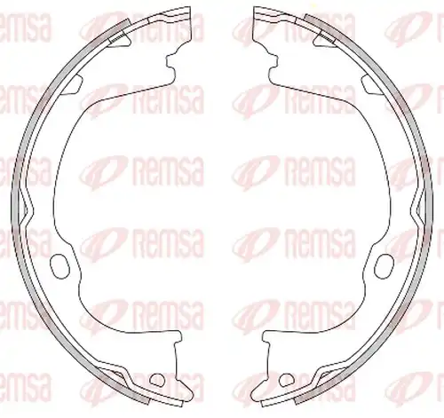 Cпирачна челюст, ръчна спирачка REMSA 4282.00