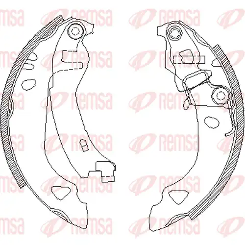 спирачна челюст REMSA 4302.00