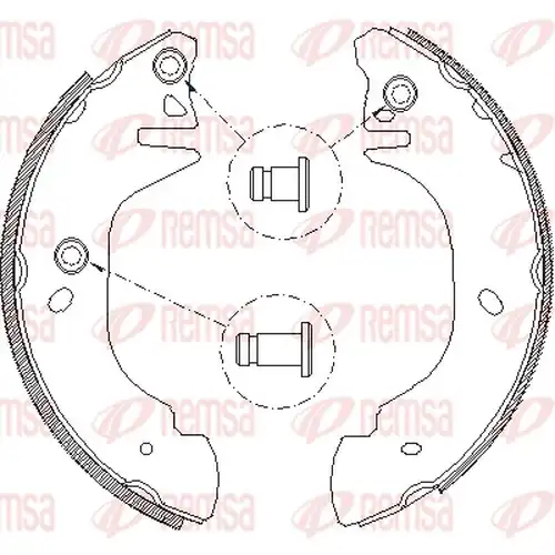 спирачна челюст REMSA 4305.01