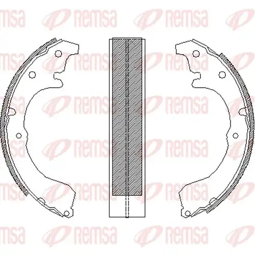 спирачна челюст REMSA 4333.00