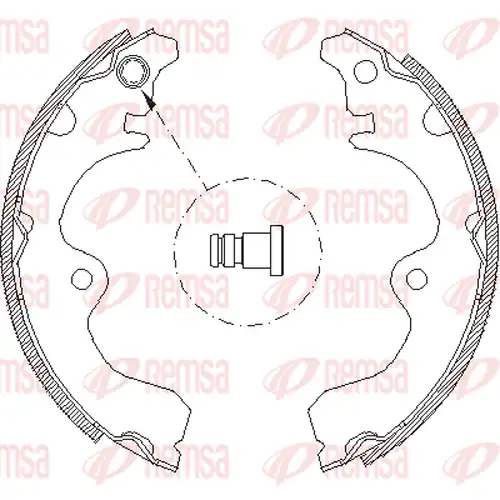 спирачна челюст REMSA 4334.01