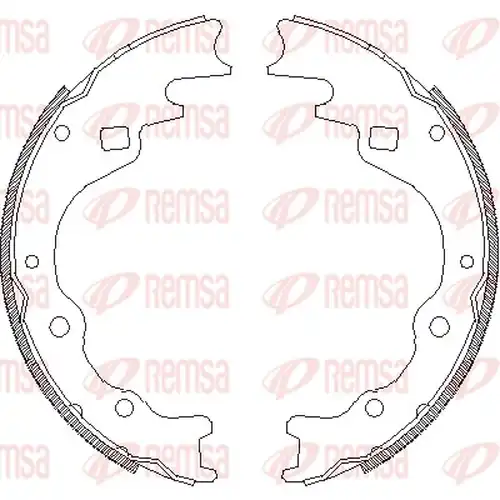 спирачна челюст REMSA 4365.00