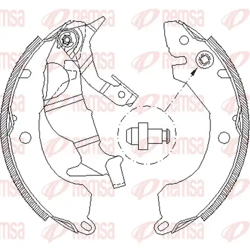 спирачна челюст REMSA 4371.00