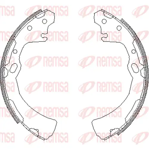 спирачна челюст REMSA 4384.00