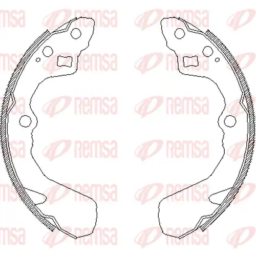 спирачна челюст REMSA 4386.00