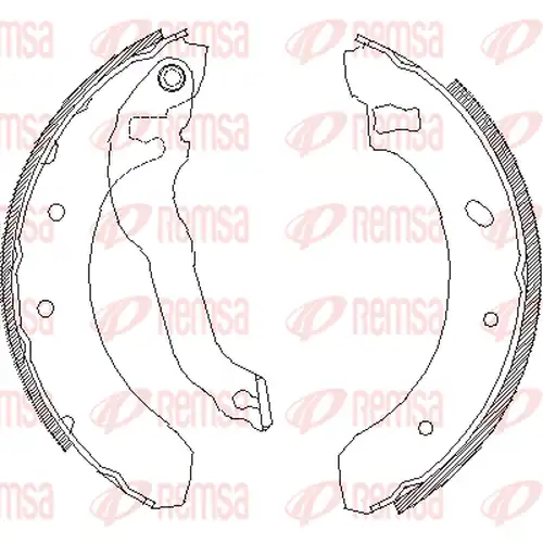 спирачна челюст REMSA 4395.00