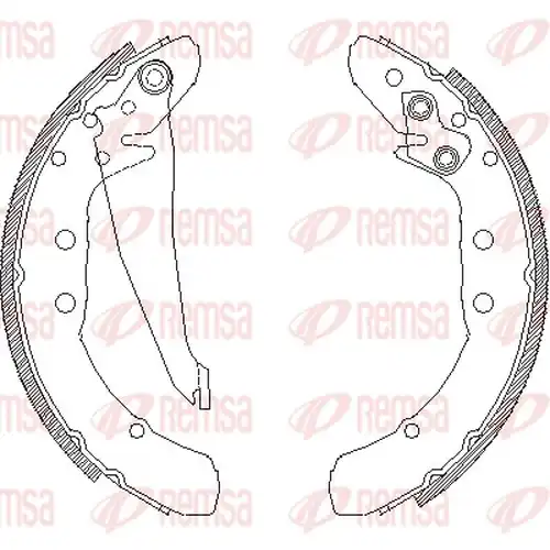 спирачна челюст REMSA 4397.00