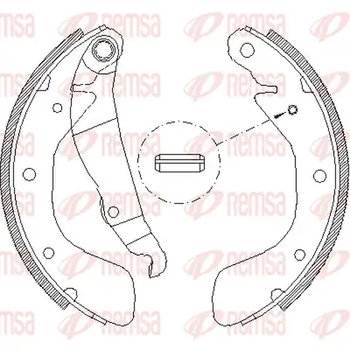 спирачна челюст REMSA 4398.00