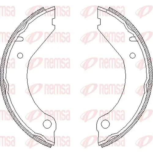 Cпирачна челюст, ръчна спирачка REMSA 4399.00